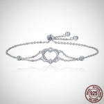 Twisted Double Heart Bracelets