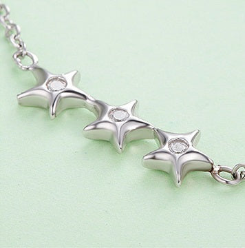 Whisper of Moon and Star Bracelet