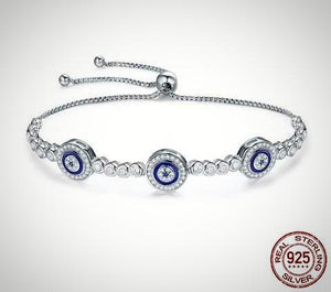 Round Blue Eyes Bracelet