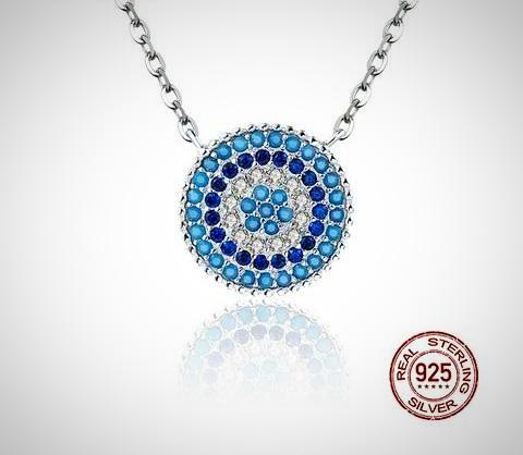 Blue Eyes Pendant Necklaces