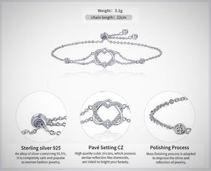 Twisted Double Heart Bracelets