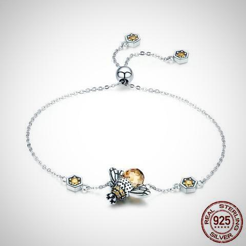 Dancing Honey Bee Chain Bracelet